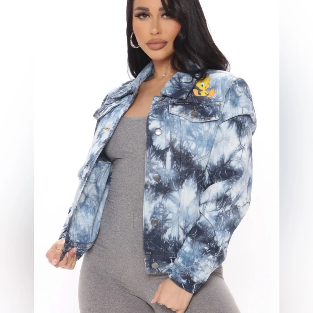 Tie-dye trucker jacket, for Looney Tunes members only, size L - Picture 2 of 13